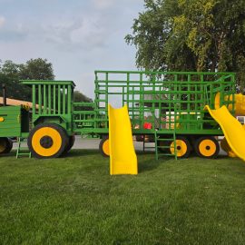 XL John Deere Tractor w/ Silage Wagon