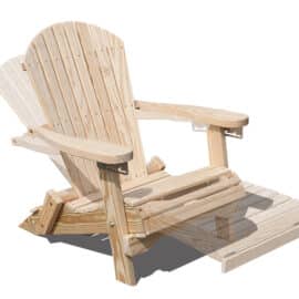 Adirondack range-of-motion chair