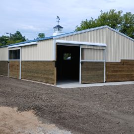 24×36 Custom Horse Barn