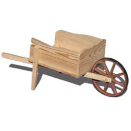 Small wheelbarrow 36″w x 16″d x 14″h