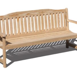 6′ English garden bench