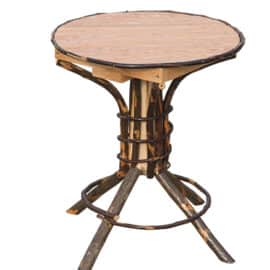 Hickory round table