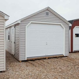 12x24 Vinyl 7'Cape Garage