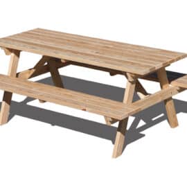 2’x4′ Economy picnic table