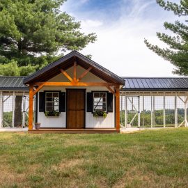 11×34 Reverse Gable Double Combo